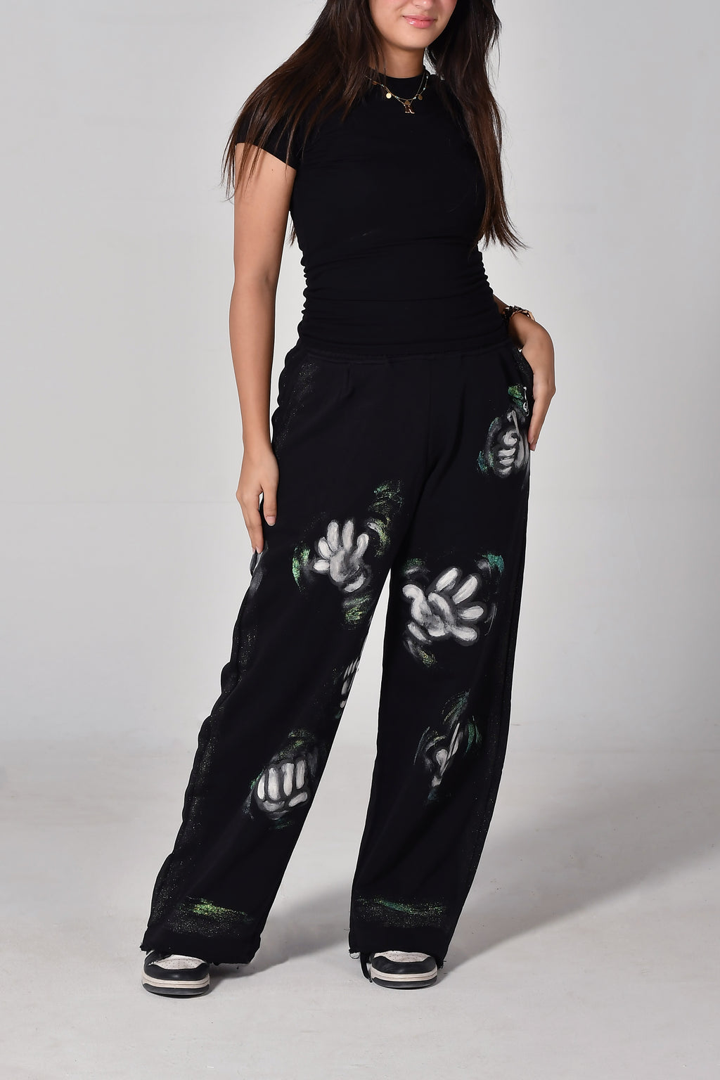 Comic hands sweatpants