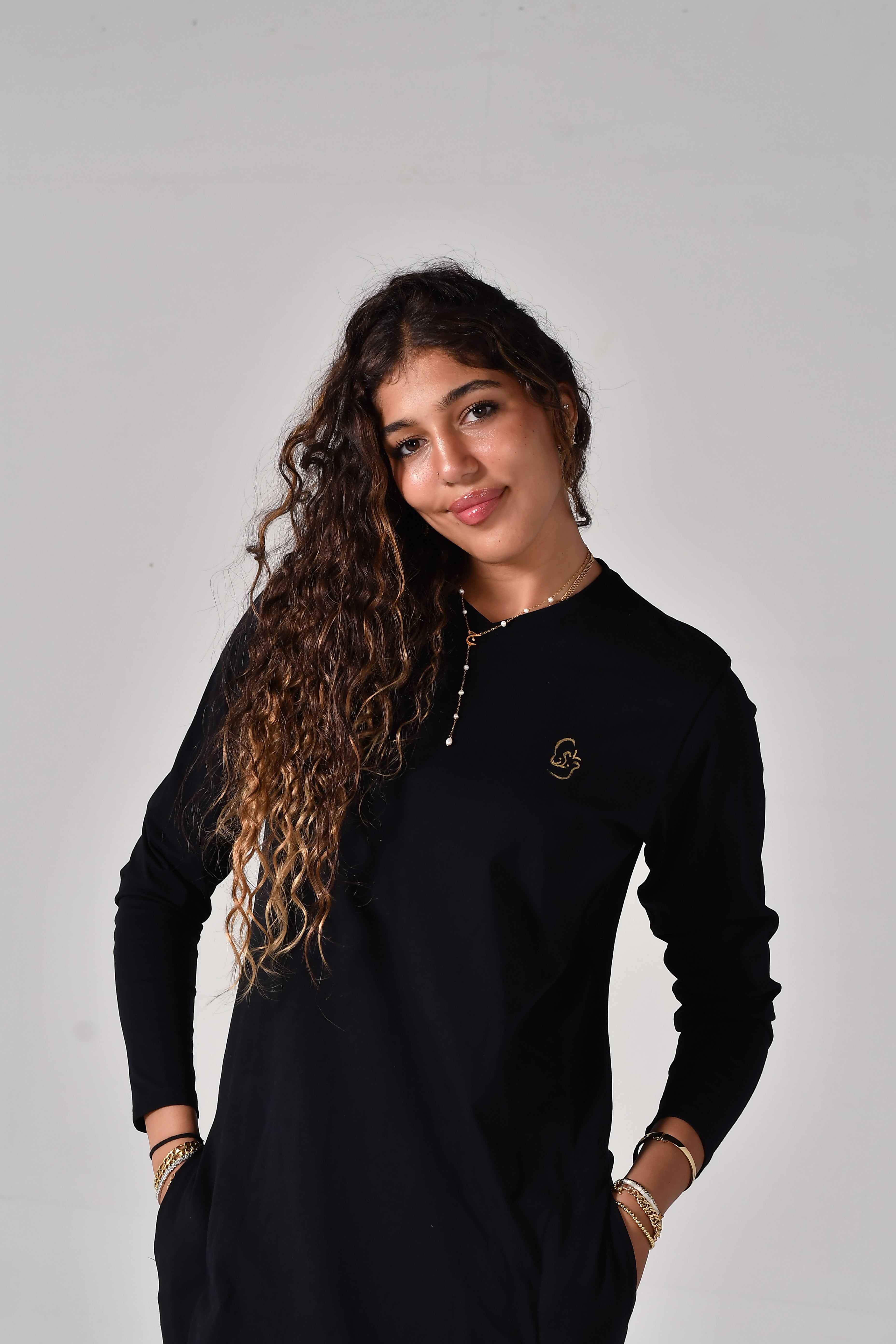 Moon phases maxi dress