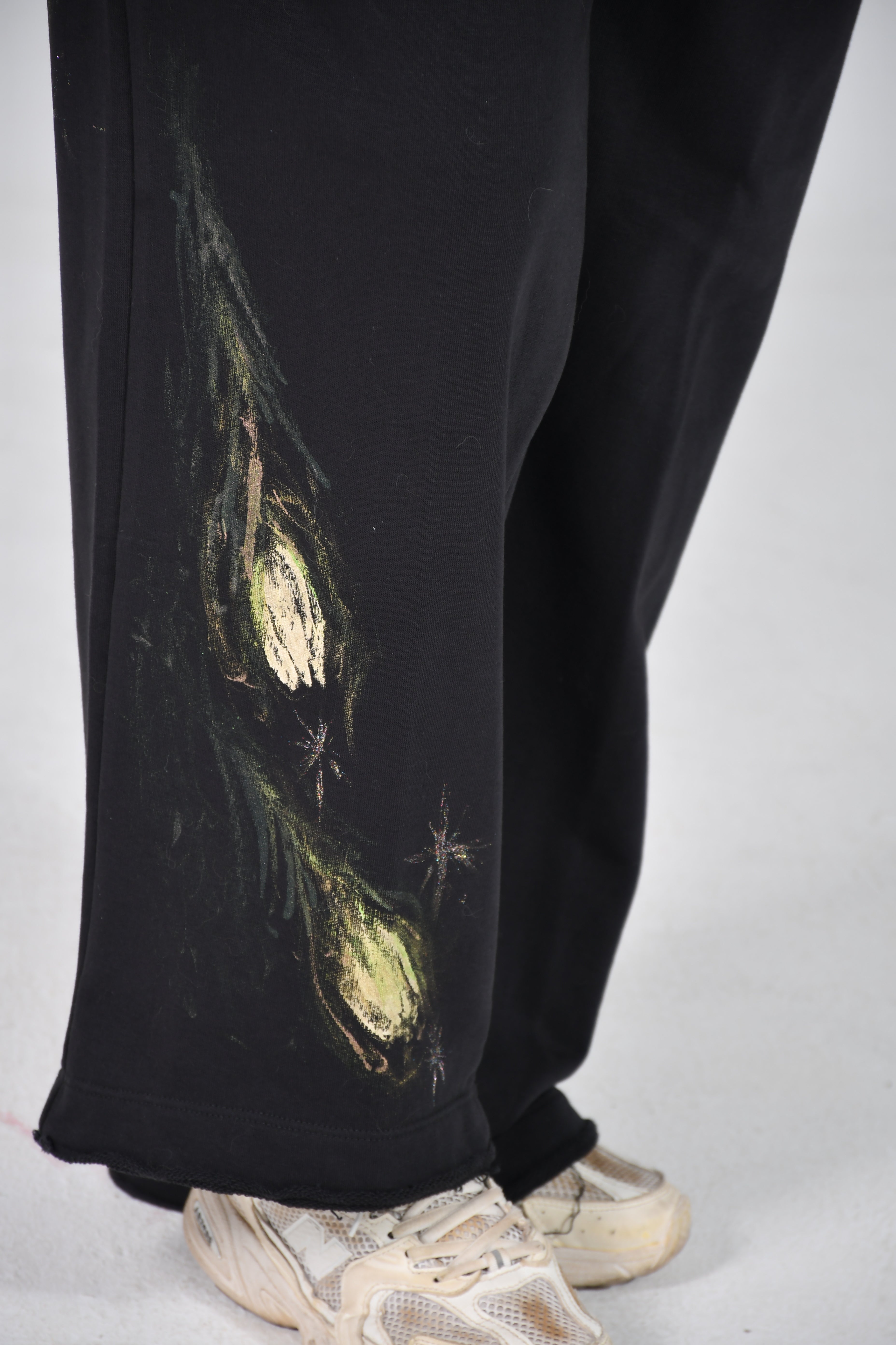 Blue flowers winter set