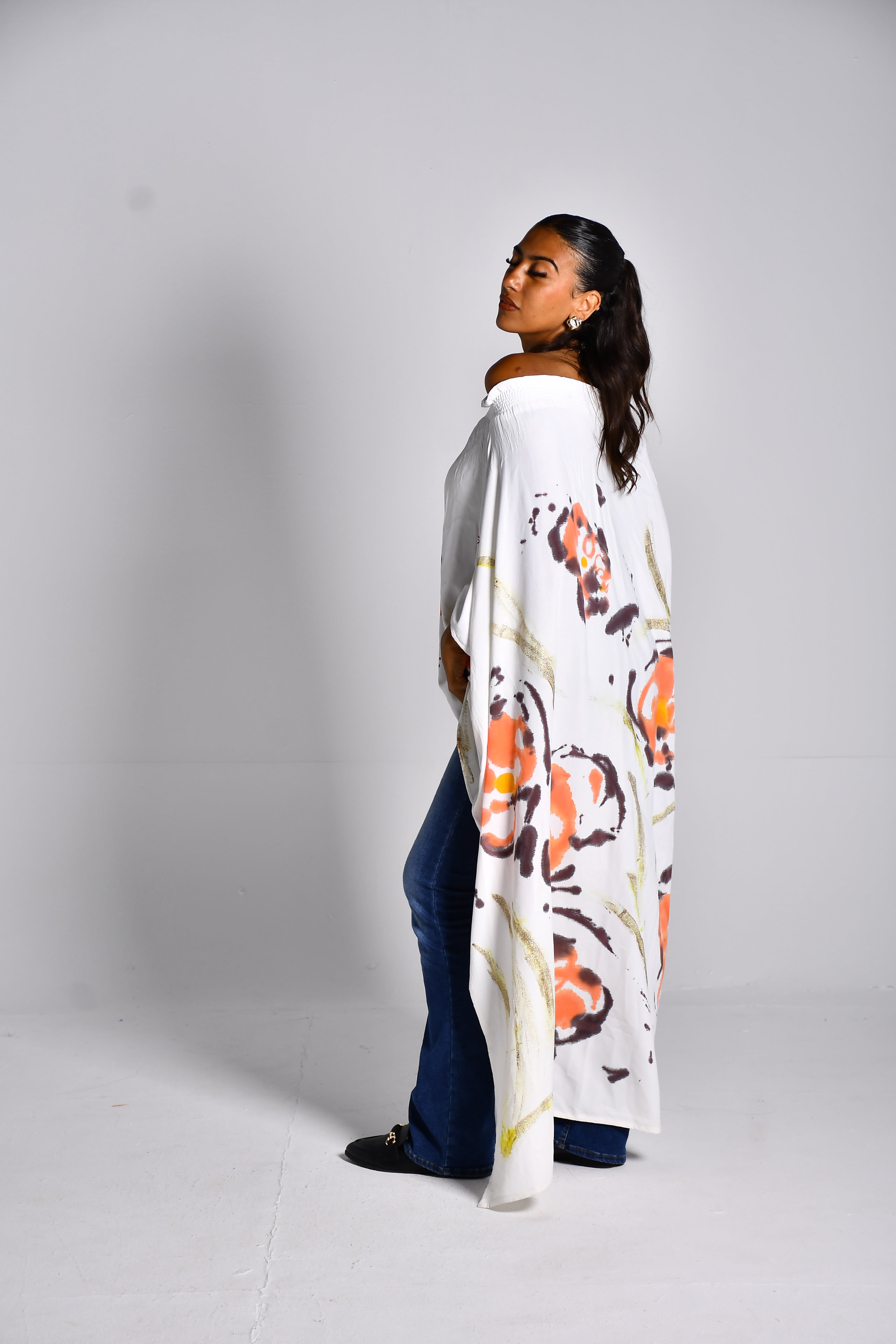 high-low poppy flower top